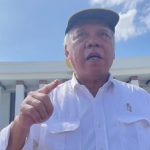 Menteri Basuki Soal Pendaratan Perdana di Bandara IKN. (Foto: Okezone.com/MPI)